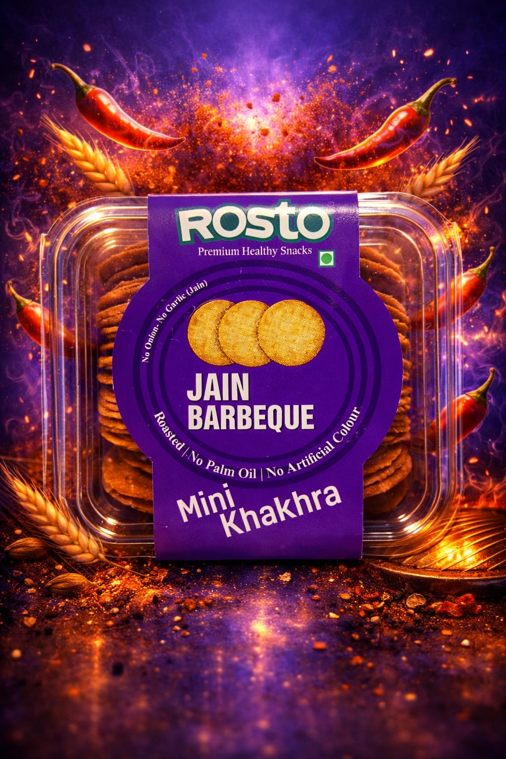 Jain Barbeque Mini Khakhra