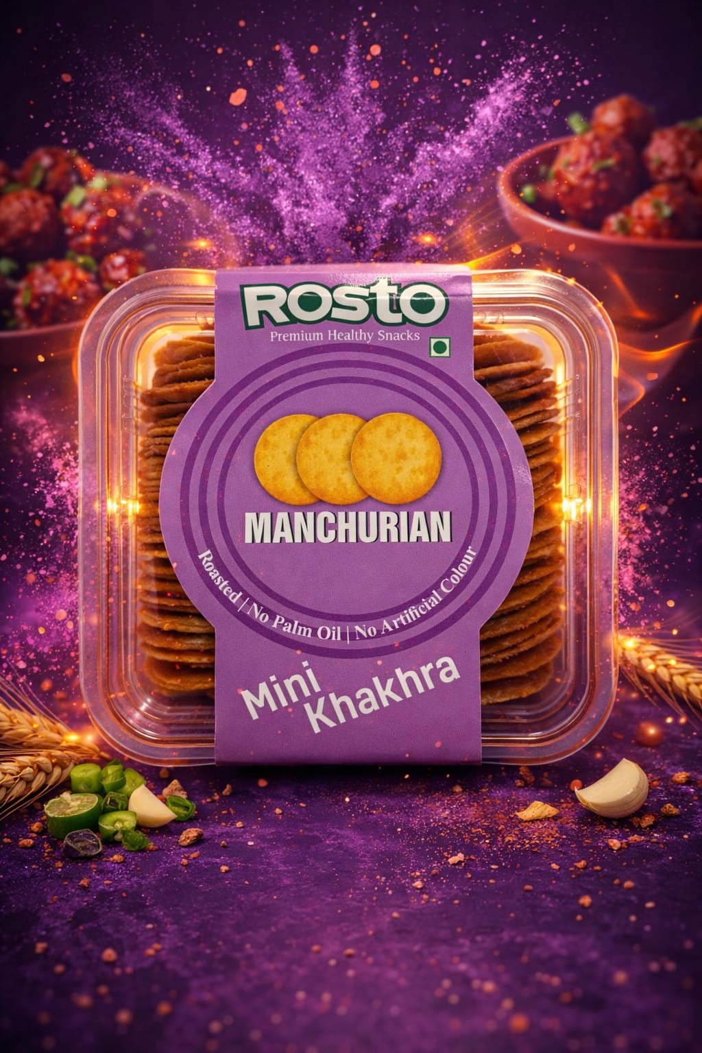 Manchurian Mini Khakhra