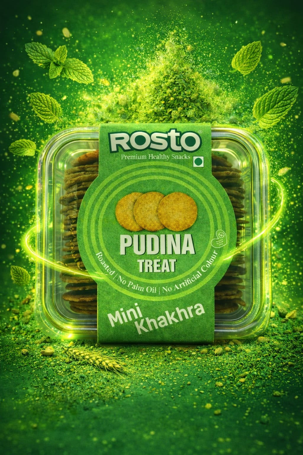 Pudina Treat Mini Khakhra